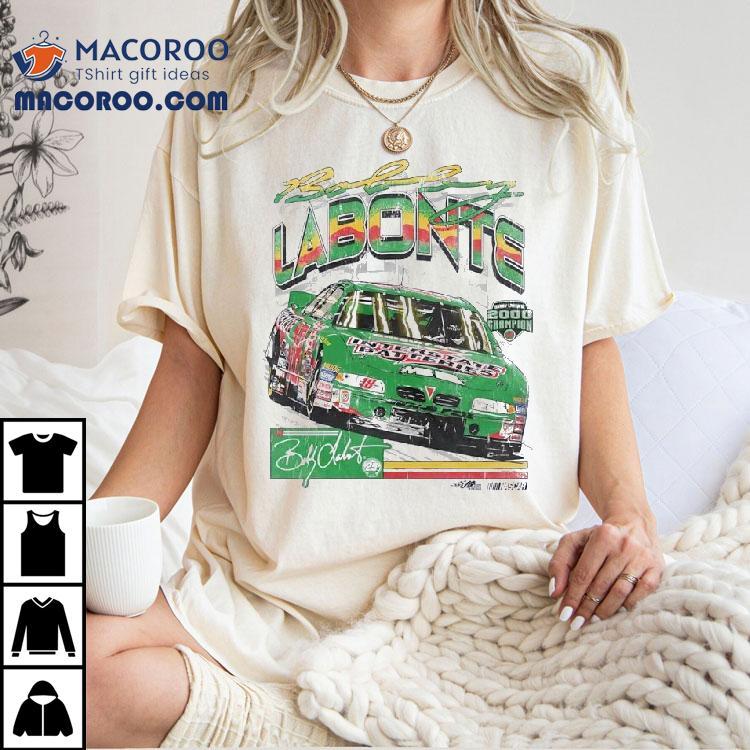 Bobby Labonte No 18l For Hermie Sadler And Bill Stanley Signature Shirt Bobby Labonte No 18l For Hermie Sadler And Bill Stanley Signature Shirt