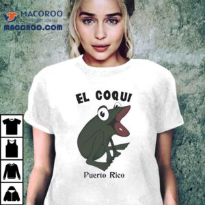 Frog Meme El Coqui Puerto Rico Shirt