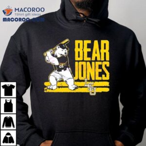 Jared Jones Bear Lsu Baseball Mascot Shirt
