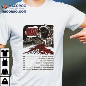 Oakwood West Coast Tour 2025 Usa Dates Shirt 1 Oakwood West Coast Tour Usa Dates Tshirt