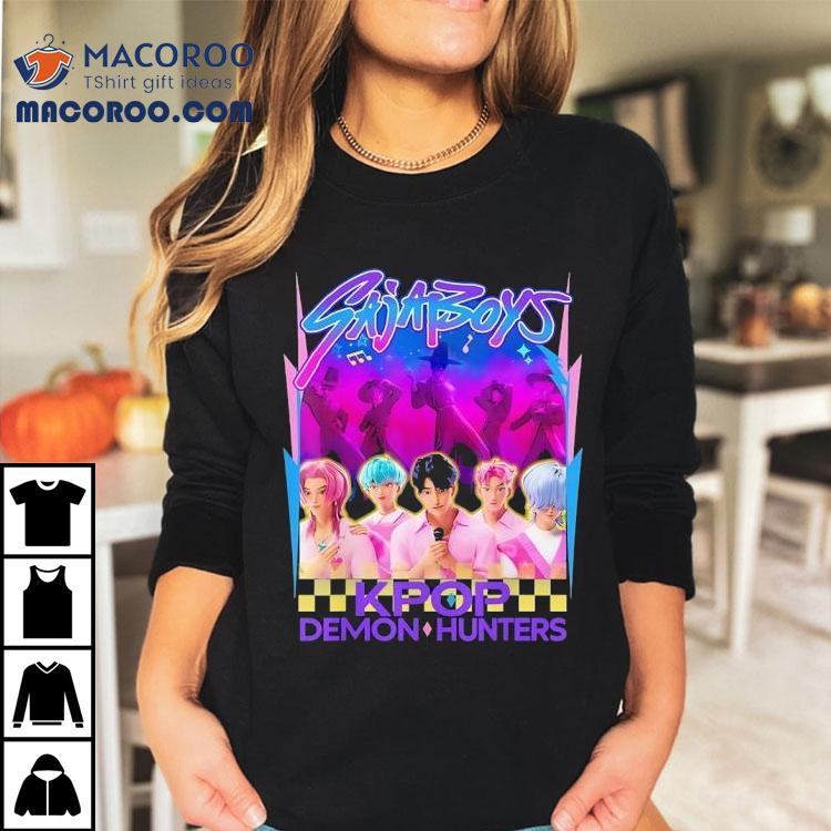 Saja Boys Team K-pop Demon Hunters Shirt Saja Boys Team K-pop Demon Hunters Shirt