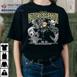 Armin Arlert Voice Of Reason Attack On Titan After Love Tshirt