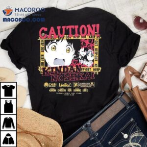 Caution Kindai No Sekai Keep Out Anime Shirt 2 Caution Kindai No Sekai Keep Out Anime Tshirt