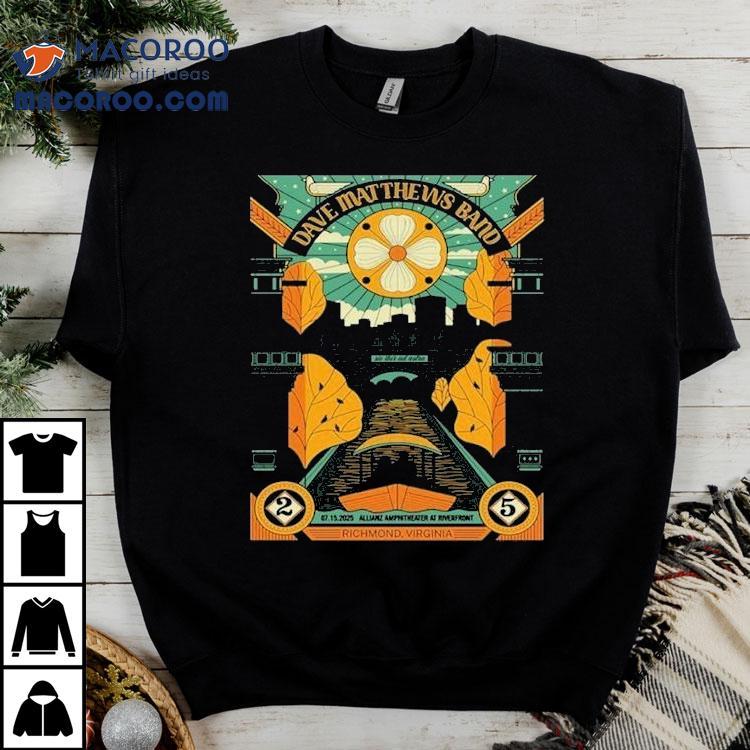 Dave Matthews Band Richmond, Va 2025 Shirt Dave Matthews Band Richmond, Va 2025 Shirt