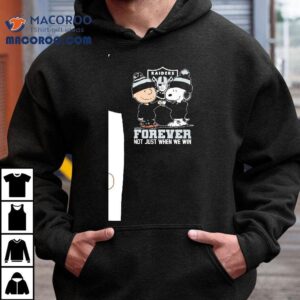 Snoopy And Charlie Brown Las Vegas Raiders Forever Not Just When We Win Shirt 2 Snoopy And Charlie Brown Las Vegas Raiders Forever Not Just When We Win Tshirt