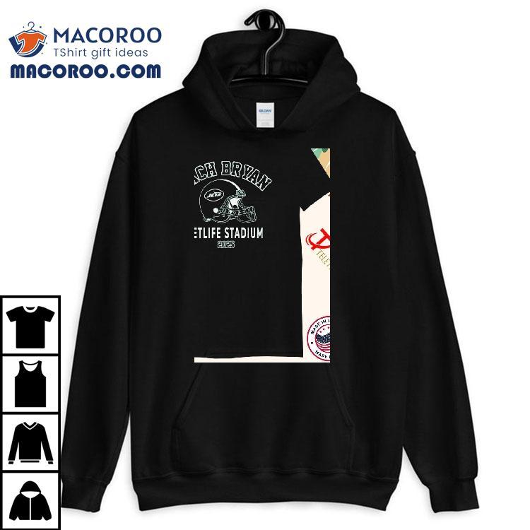 Zach Bryan X New York Jets Metlife Stadium 2025 Helmet Shirt Zach Bryan X New York Jets Metlife Stadium 2025 Helmet Shirt