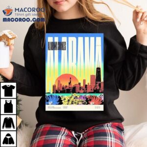 Alabama Shakes Chicago Illinois Diptych At The Salt Shed Outdoors On July Tshirt