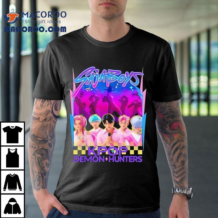 Saja Boys Team K-pop Demon Hunters Shirt Saja Boys Team K-pop Demon Hunters Shirt