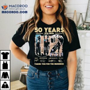 U Years Thank You For The Memories Signature Tshirt