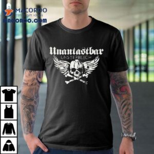 Untouchable Immortal Skull Wings Tshirt