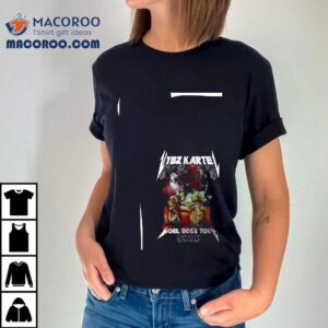 Vybz Kartel Worl Boss Tour Roster Tshirt