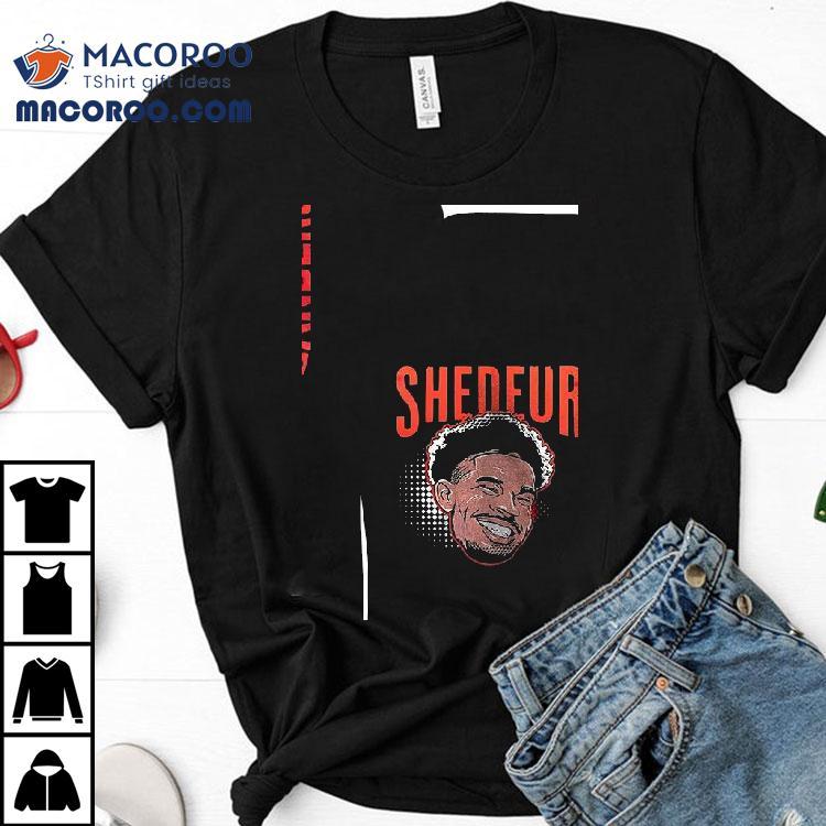 Cleveland Browns Shedeur Sanders Portrait Art Shirt Cleveland Browns Shedeur Sanders Portrait Art Shirt