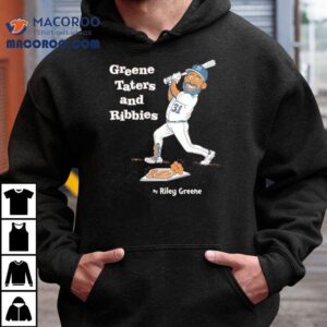 Greene Taters And Ribbies Riley Greene Detroit Tigers Baseball Tshirt