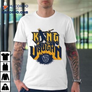 King Vaughn Milwaukee Brewers Baseball Tshirt