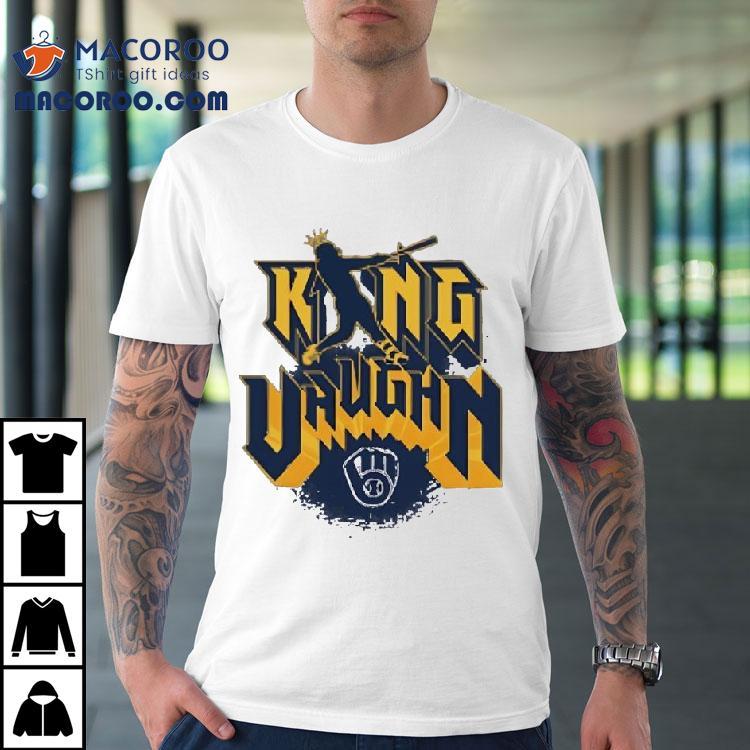  King Vaughn Milwaukee Brewers Baseball Tshirt