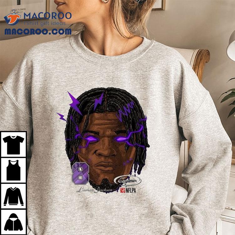  Lamar Jackson Fat Head Nflpa Planet Euphoria Tshirt