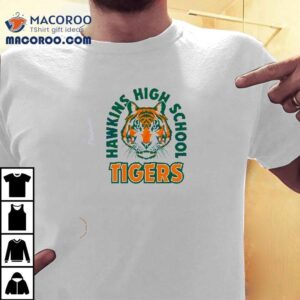 Stranger Things Hawkins High School Tigers Masco Tshirt