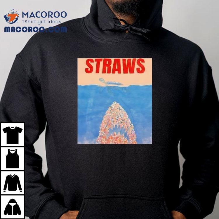  Straws Turtle Style Jaws Tshirt