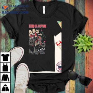 System Of A Down Metlife Stadium New York Tour Bridge Liberty Statue Tshirt