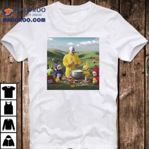 Walter White Breaking Bad Teletubbies Cartoon Shirt