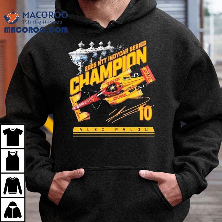 Alex Palou 2025 Ntt Indycar Series Champion Trophy Shirt Alex Palou 2025 Ntt Indycar Series Champion Trophy Shirt