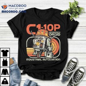 C P Astromech Droid Industrial Automation Tshirt