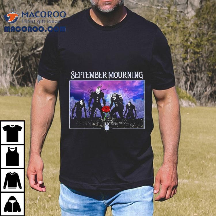 Reaper Rose September Mourning Graphic Shirt Reaper Rose September Mourning Graphic Shirt