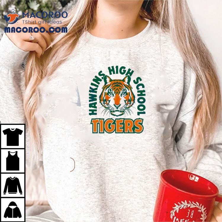 Stranger Things Hawkins High School Tigers Mascot Shirt Stranger Things Hawkins High School Tigers Mascot Shirt