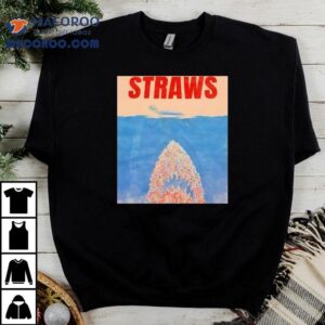 Straws Turtle Style Jaws Shirt 1 Straws Turtle Style Jaws Tshirt