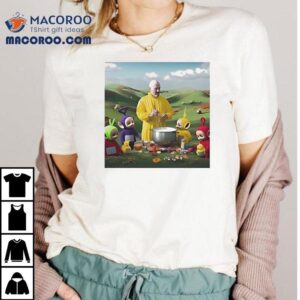 Walter White Breaking Bad Teletubbies Cartoon Shirt