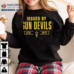 Arizona State Sun Devils Issued By Sun Devils Athletic Departmen Tshirt