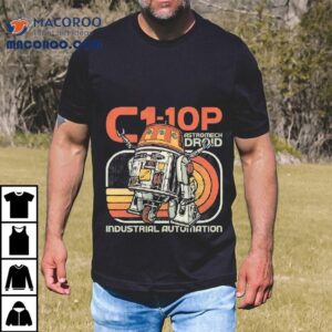 C P Astromech Droid Industrial Automation Tshirt