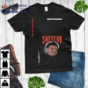 Cleveland Browns Shedeur Sanders Portrait Art Shirt 2 Cleveland Browns Shedeur Sanders Portrait Ar Tshirt