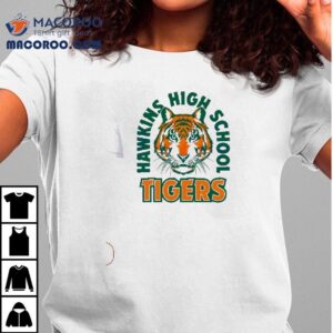 Stranger Things Hawkins High School Tigers Mascot Shirt 2 Stranger Things Hawkins High School Tigers Masco Tshirt