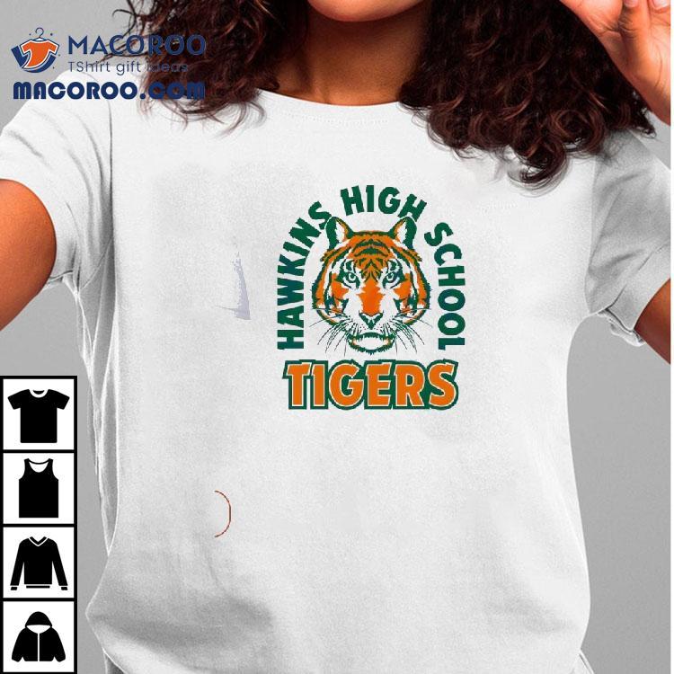 Stranger Things Hawkins High School Tigers Mascot Shirt Stranger Things Hawkins High School Tigers Mascot Shirt