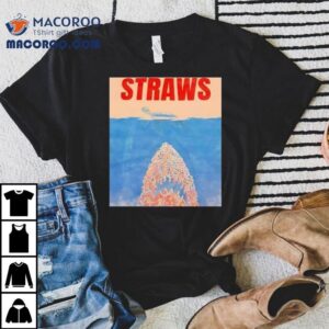 Straws Turtle Style Jaws Shirt 2 Straws Turtle Style Jaws Tshirt