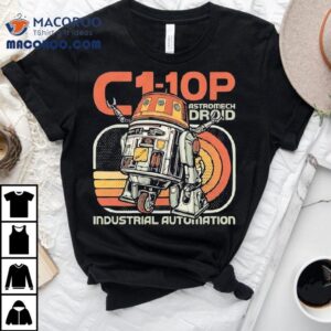 C P Astromech Droid Industrial Automation Tshirt