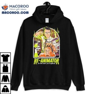 Re Animator Talking Head It Will Scare You To Pieces Tshirt