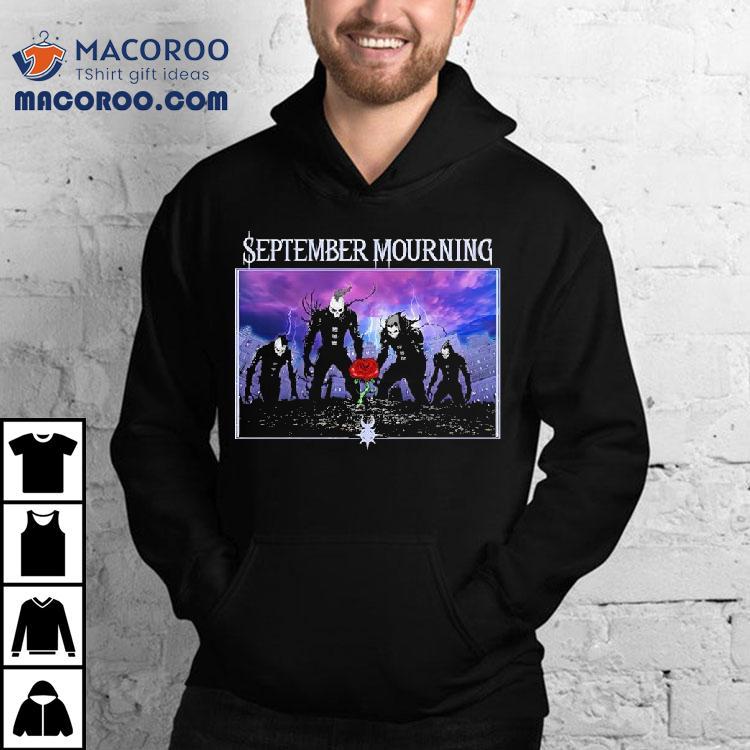 Reaper Rose September Mourning Graphic Shirt Reaper Rose September Mourning Graphic Shirt