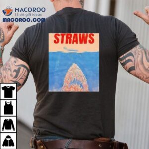 Straws Turtle Style Jaws Shirt 3 Straws Turtle Style Jaws Tshirt