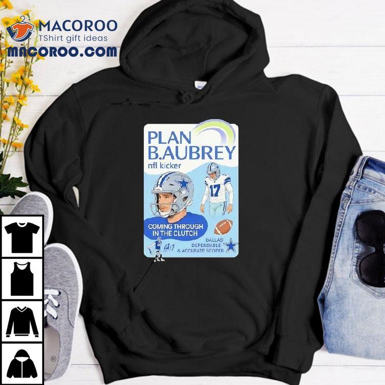 Brandon Aubrey Dallas Cowboys Nfl Kicker Coming Through In The Clutch Shirt Brandon Aubrey Dallas Cowboys Nfl Kicker Coming Through In The Clutch Shirt
