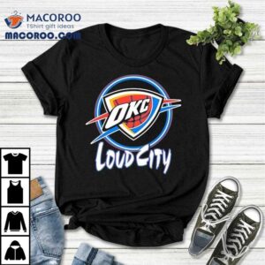 Oklahoma City Thunder Loud City Logo Tshirt