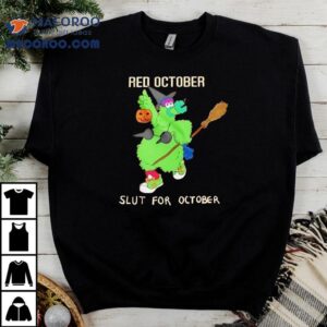 Phillie Phanatic Red October Slut For October Tshirt