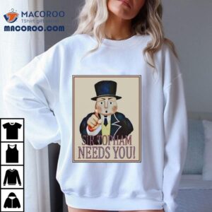 Thomas Friends Style Uncle Sam Sir Topham Needs You Tshirt