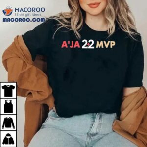 A’ja Riyadh Wilson Mvp Las Vegas Aces Shirt