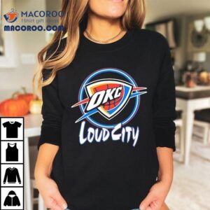 Oklahoma City Thunder Loud City Logo Tshirt