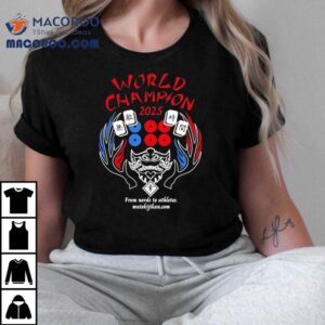 From Nerds To Athletes World Champion 2025 Shirt 2 From Nerds To Athletes World Champion Tshirt