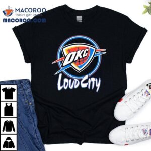 Oklahoma City Thunder Loud City Logo Tshirt