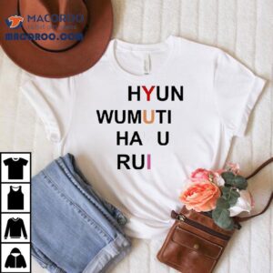 Yuri Hyun Wumuti Haru Rui Tshirt