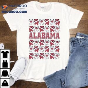 Alabama Crimson Tide X Grateful Dead Stacked Bears Tshirt